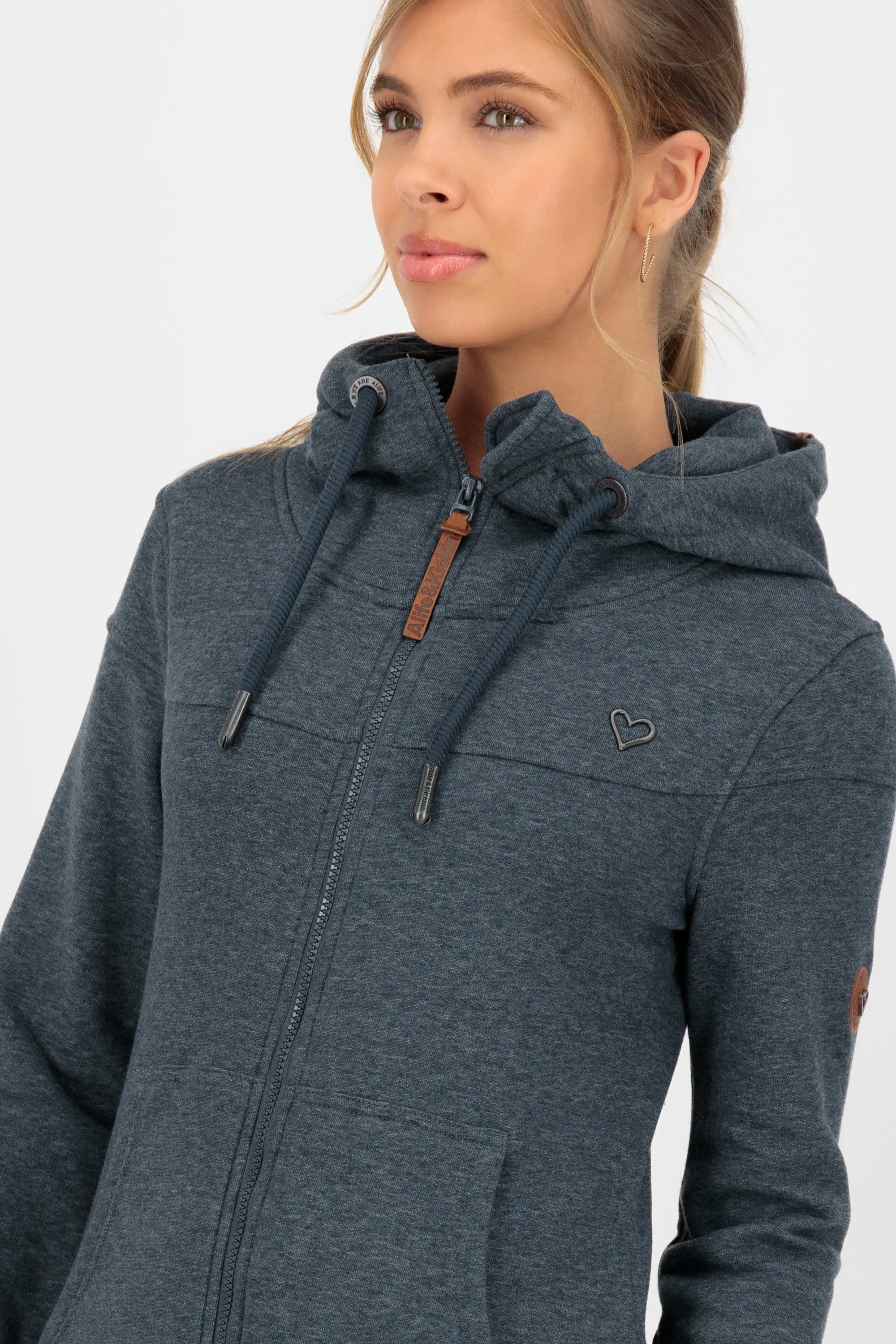 PalinaAK A Hooded Sweat Jacket  Dunkelblau