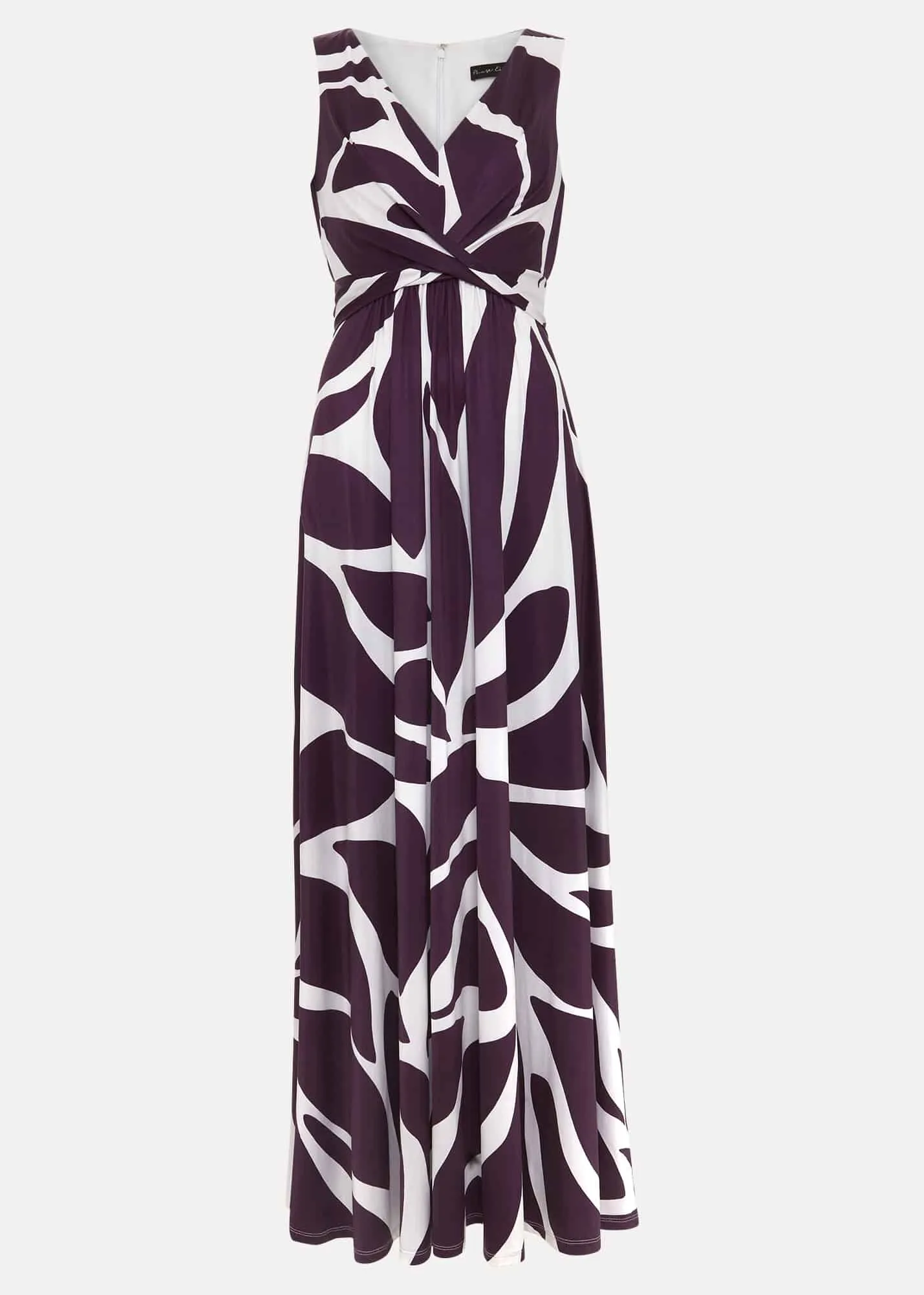 Palmer Leaf Print Maxi Dress