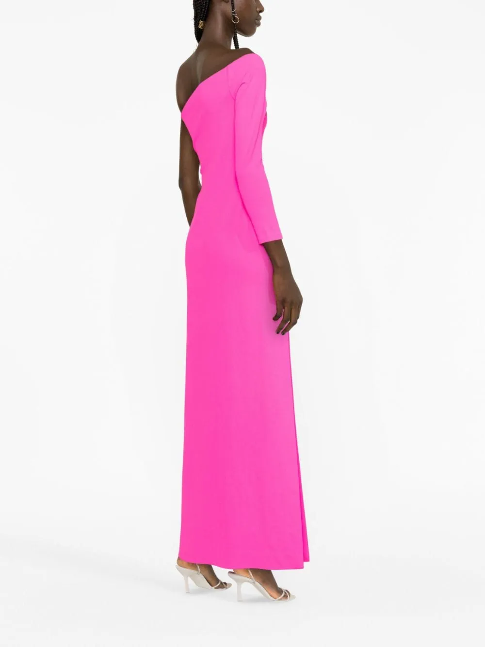 --Palmer one-shoulder maxi dress-