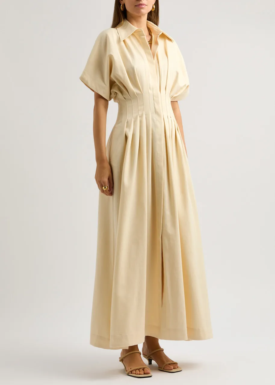 PALMER//HARDING Courage cotton maxi shirt dress  -                         -                     -                