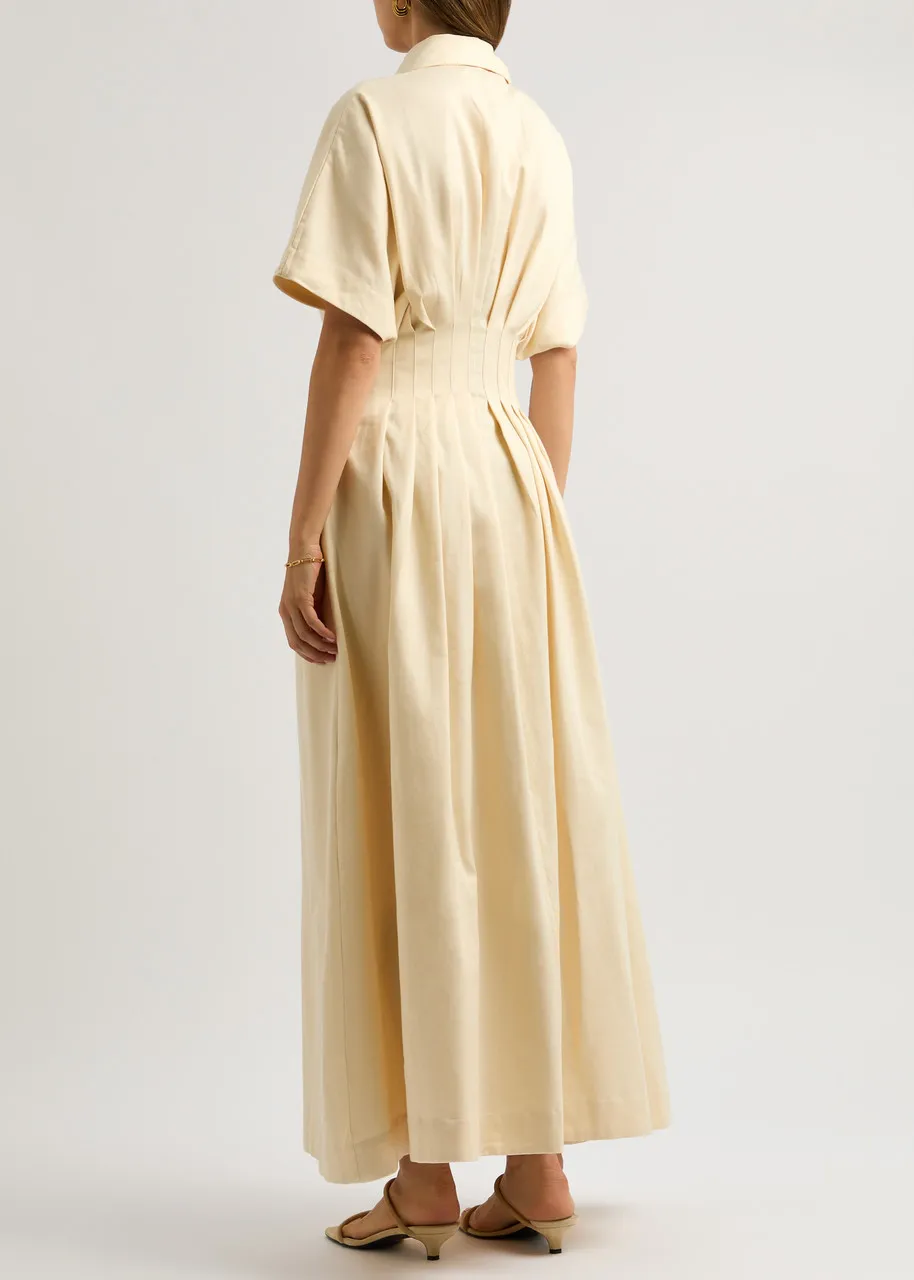 PALMER//HARDING Courage cotton maxi shirt dress  -                         -                     -                