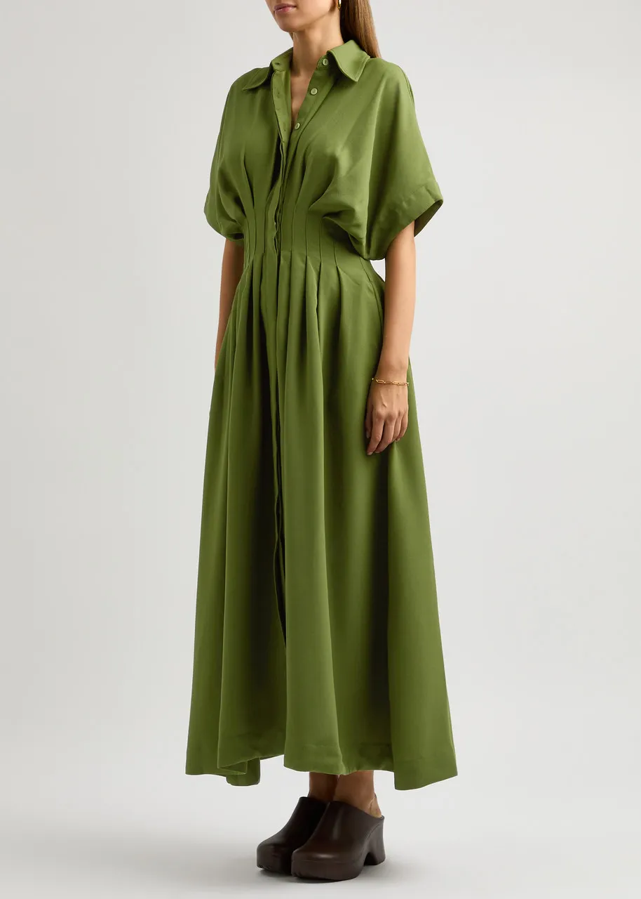 PALMER//HARDING Courage maxi shirt dress  -                         -                     -                