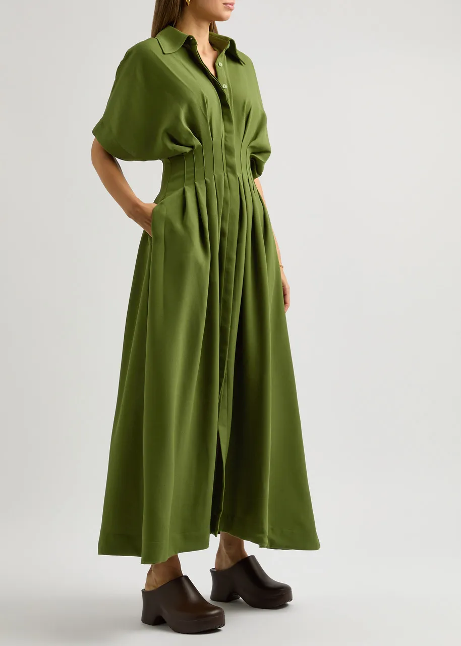 PALMER//HARDING Courage maxi shirt dress  -                         -                     -                