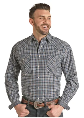 Panhandle Slim Mens Plaid Long Sleeve Shirt