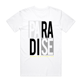 PARADISE BLOCK TEE WHT