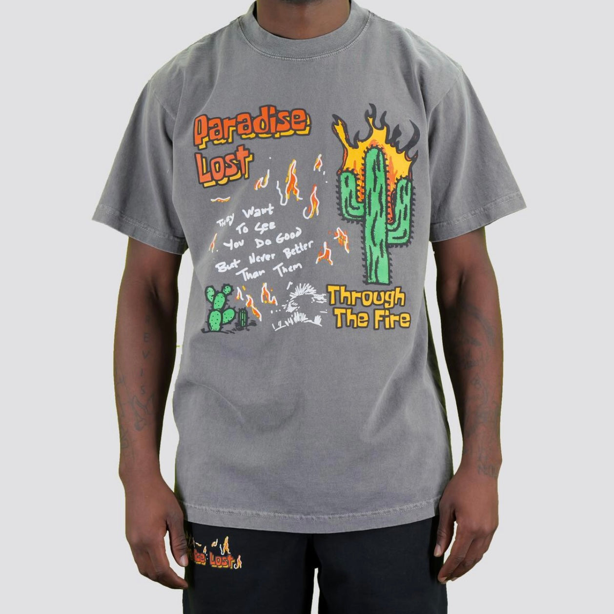 Paradise Lost Cactus Cement Tee