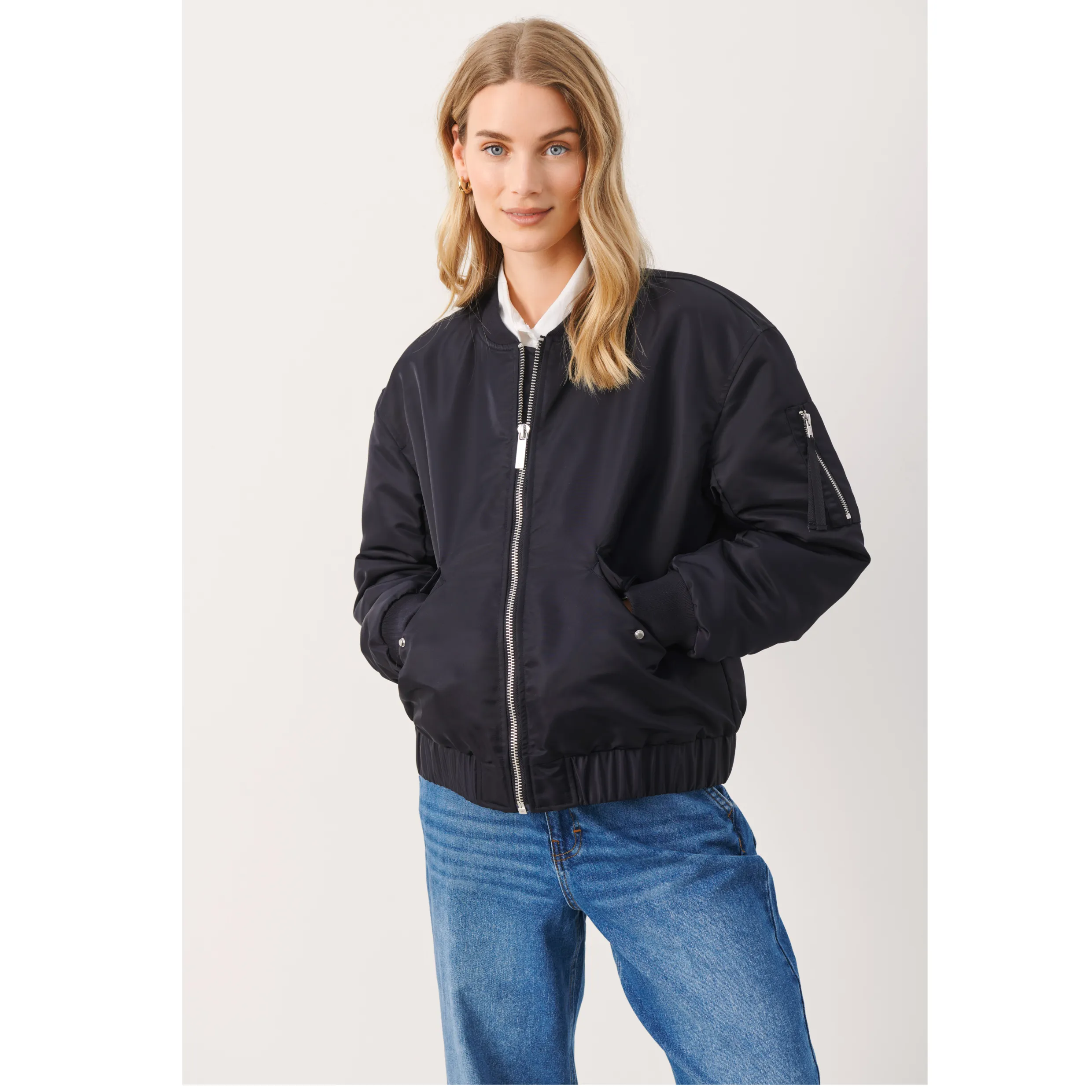 Part Two Charlize Bomber Jacket Dark Navy 30307785