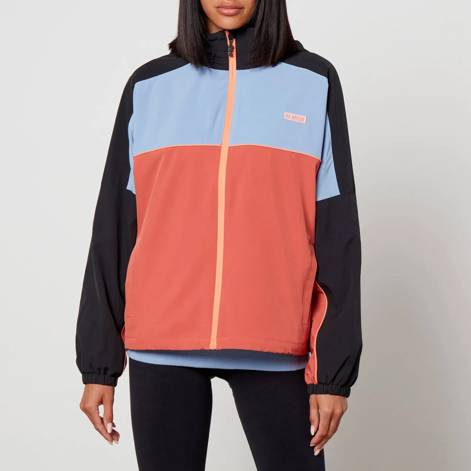 P.E Nation Pipeline Shell Colour-Block Jacket