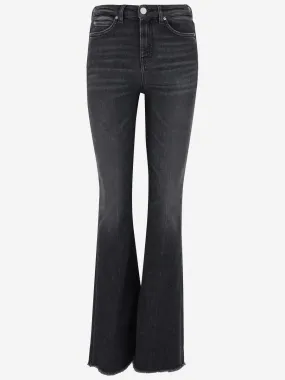 PINKO    Pinko Stratch Cotton Blend Flared Jeans