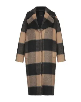 Pinko Women Coat Brown 8 UK