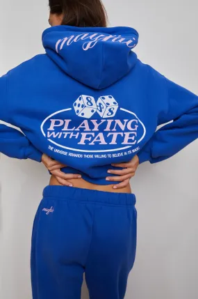 Playing With Fate Fitted Zip-Up Hoodie