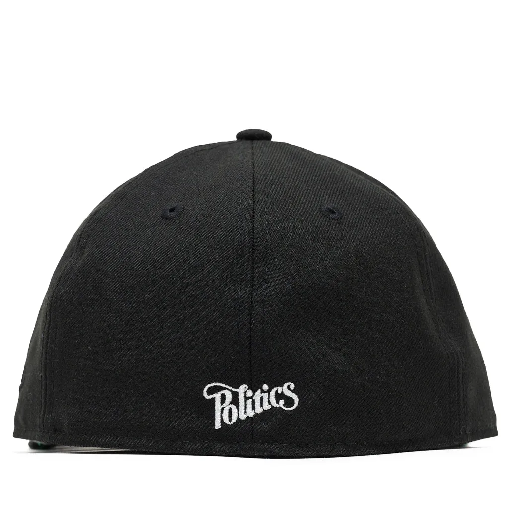 Politics x New Era Wool 59FIFTY Fitted Hat - Black