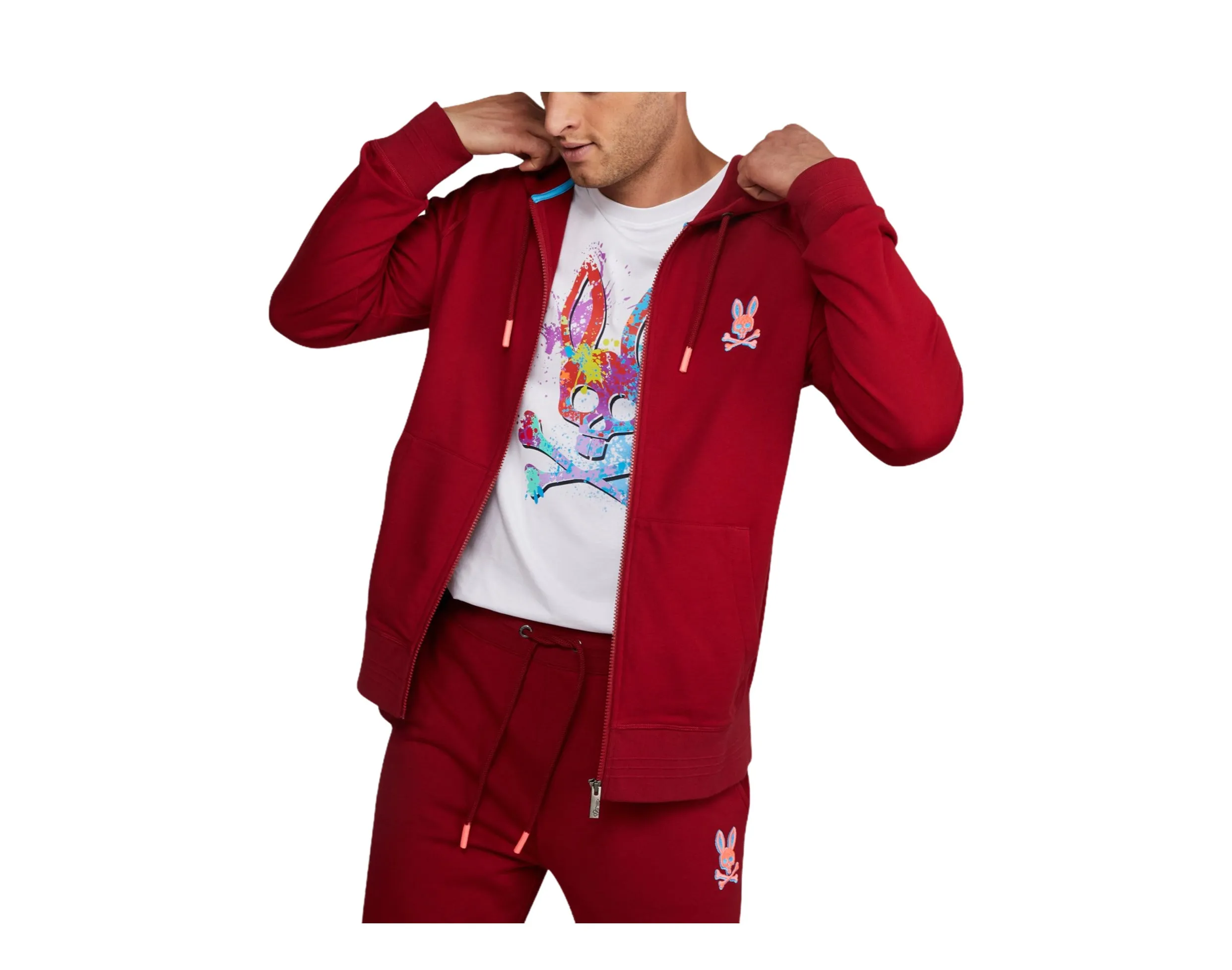 Psycho Bunny Bennett Full Zip Men's Hoodie