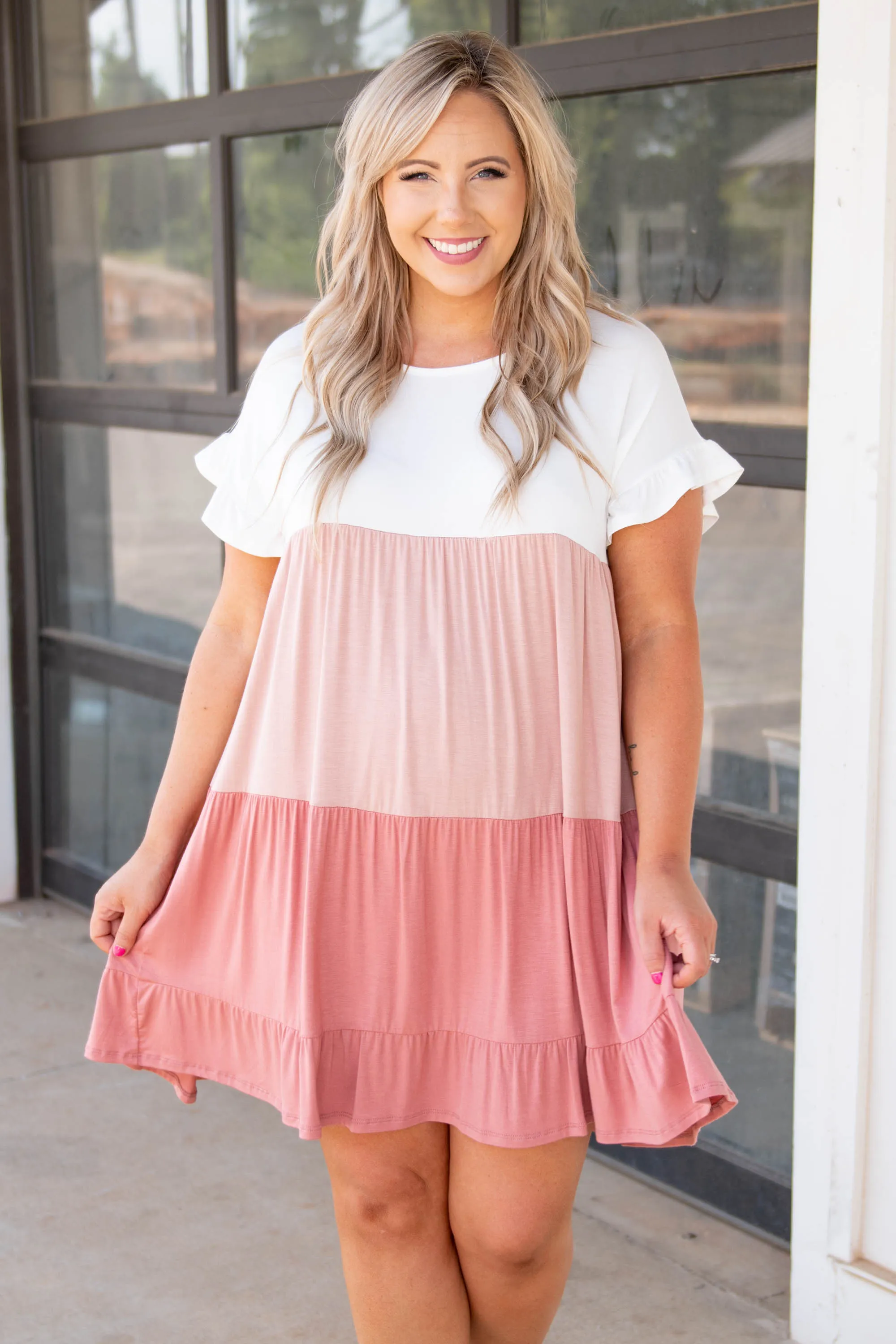 Pure Sweetness Dress, Mauve