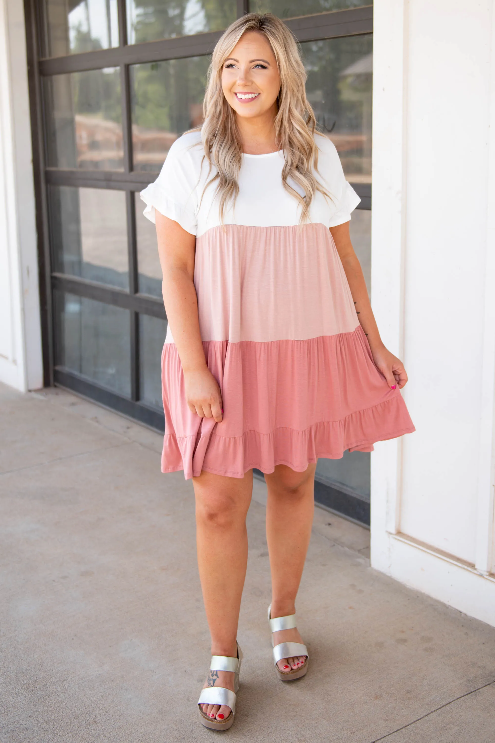 Pure Sweetness Dress, Mauve