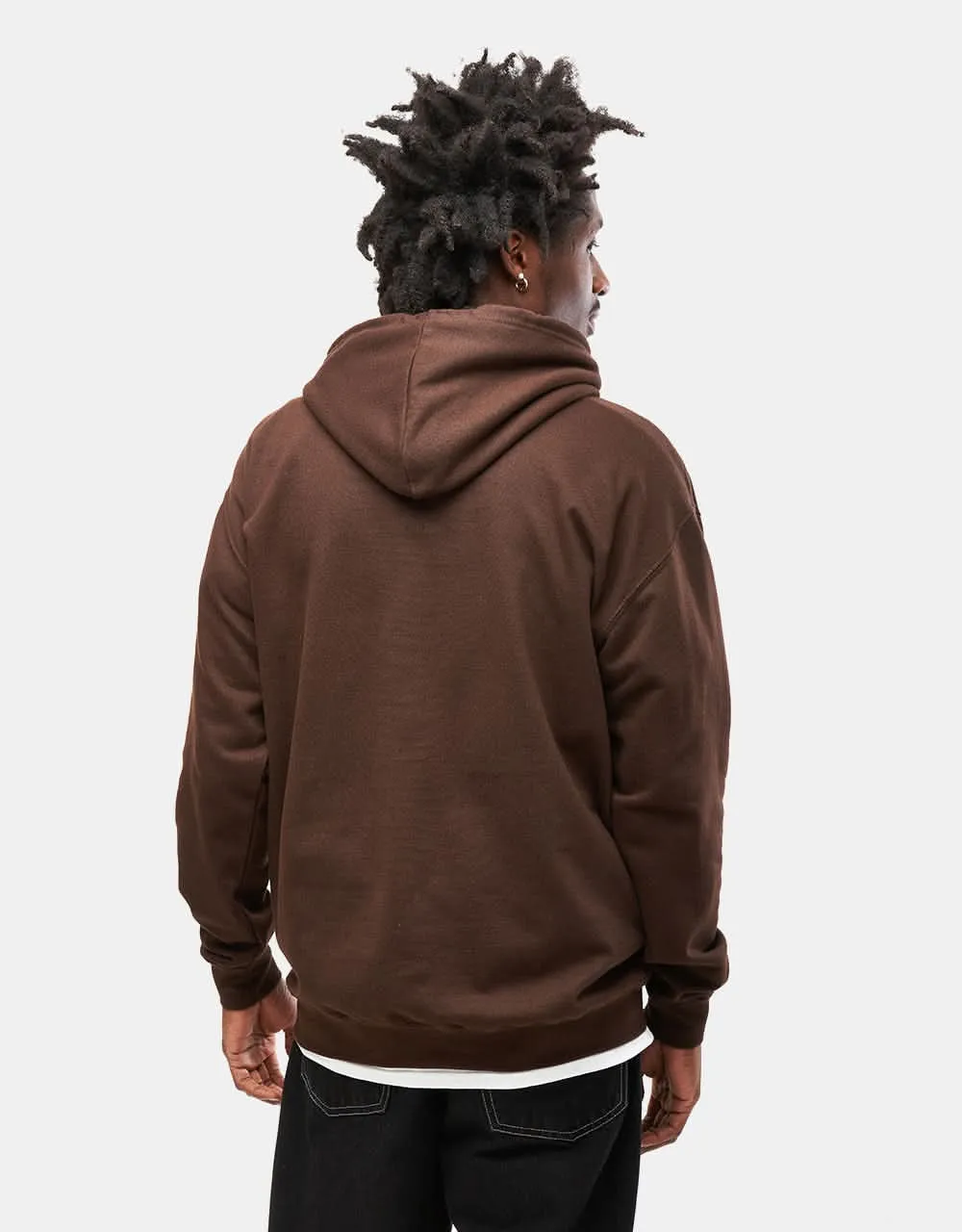 Route One Petroglyphic Pullover Hoodie - Hot Chocolate