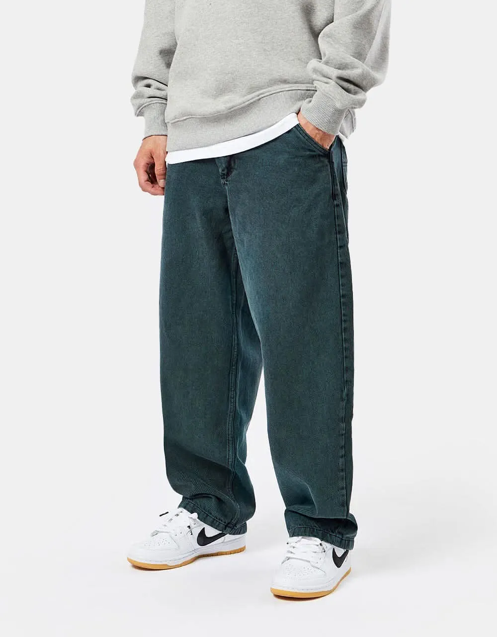 Route One Super Baggy Denim Jeans - Shaded Spruce