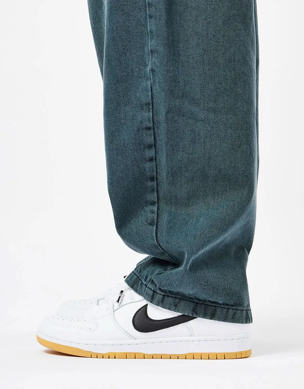 Route One Super Baggy Denim Jeans - Shaded Spruce