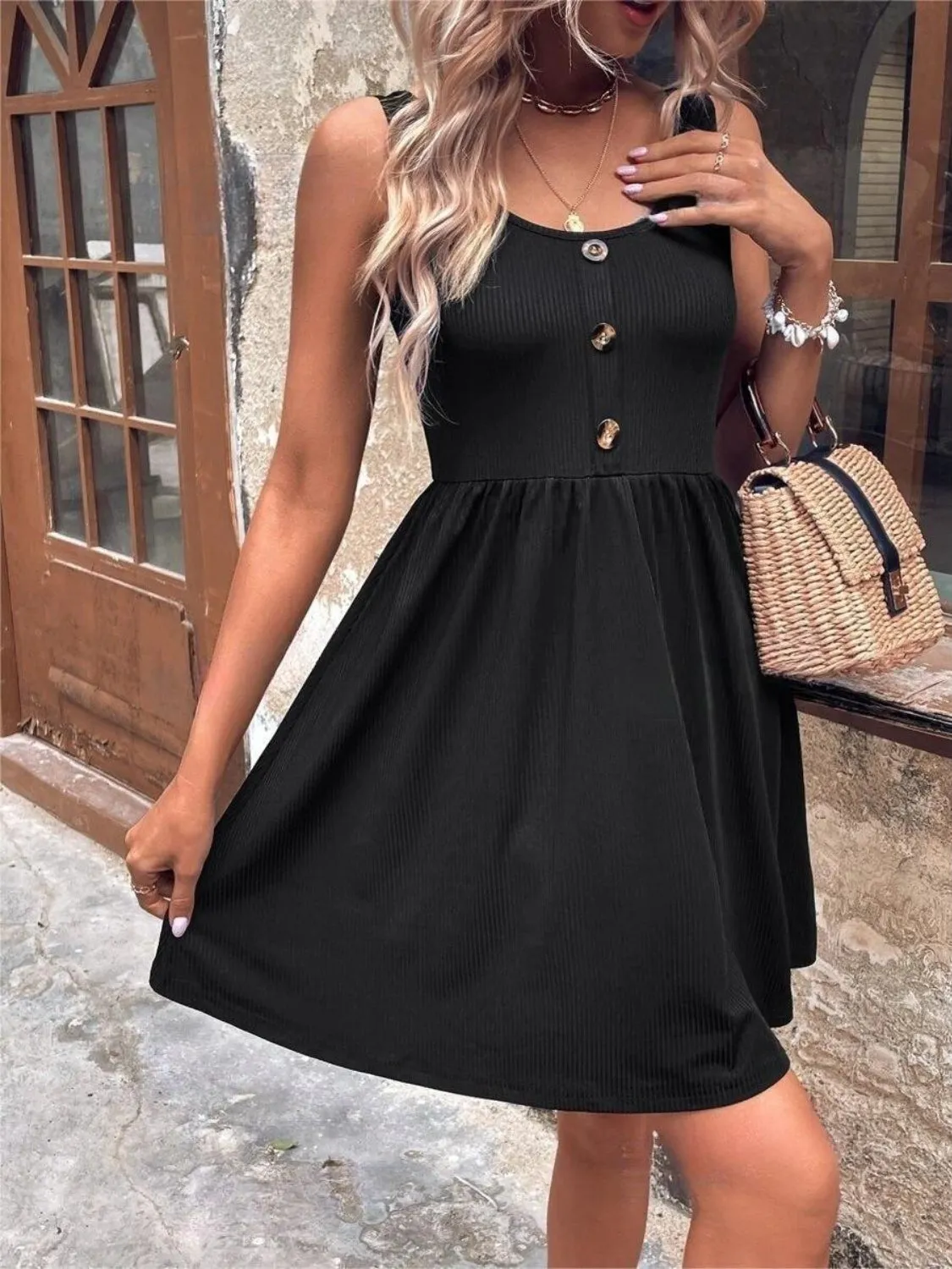 Ryan Button Dress