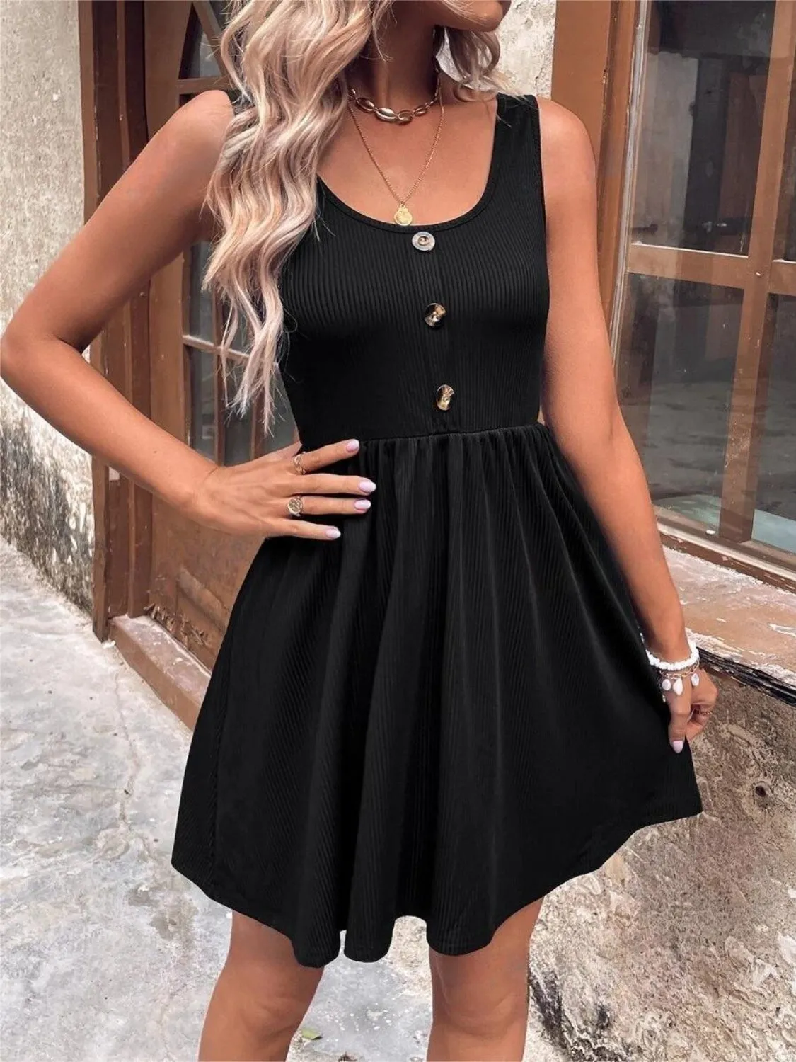 Ryan Button Dress