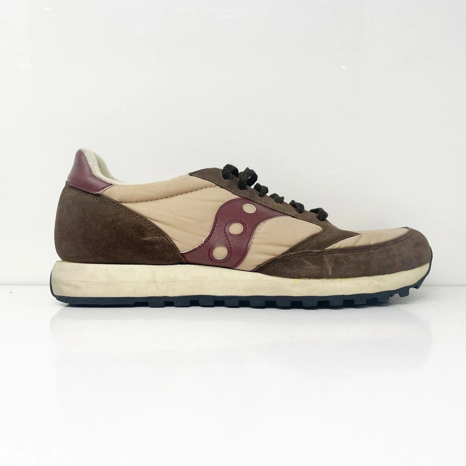 Saucony Mens Jazz Original 2044-126 Brown Casual Shoes Sneakers Size 11.5