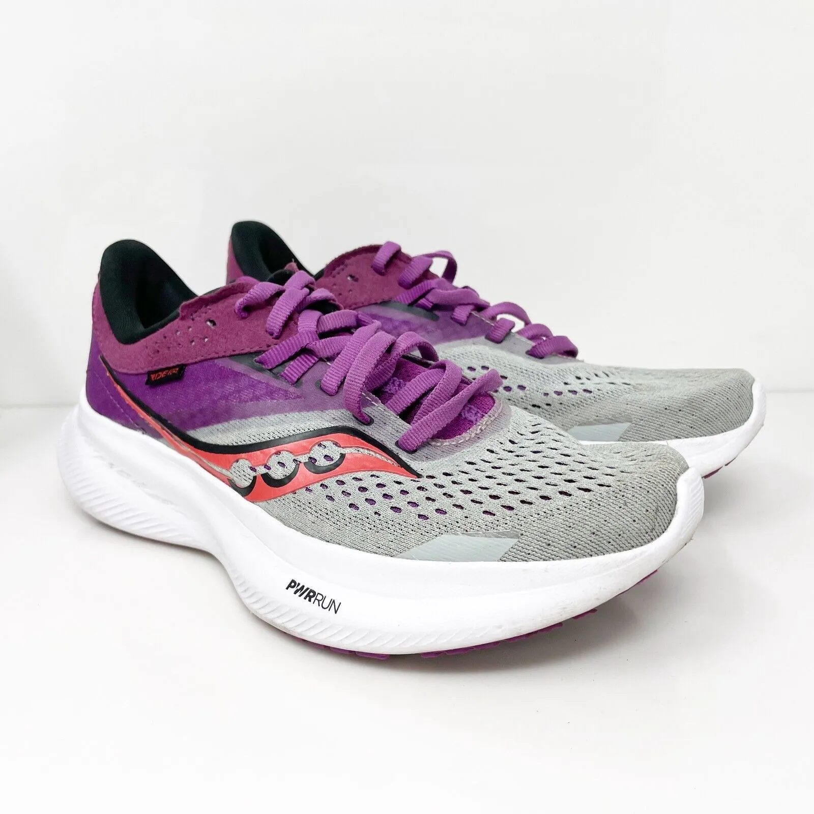 Saucony Womens Ride 16 S10830-91 Gray Running Shoes Sneakers Size 6.5