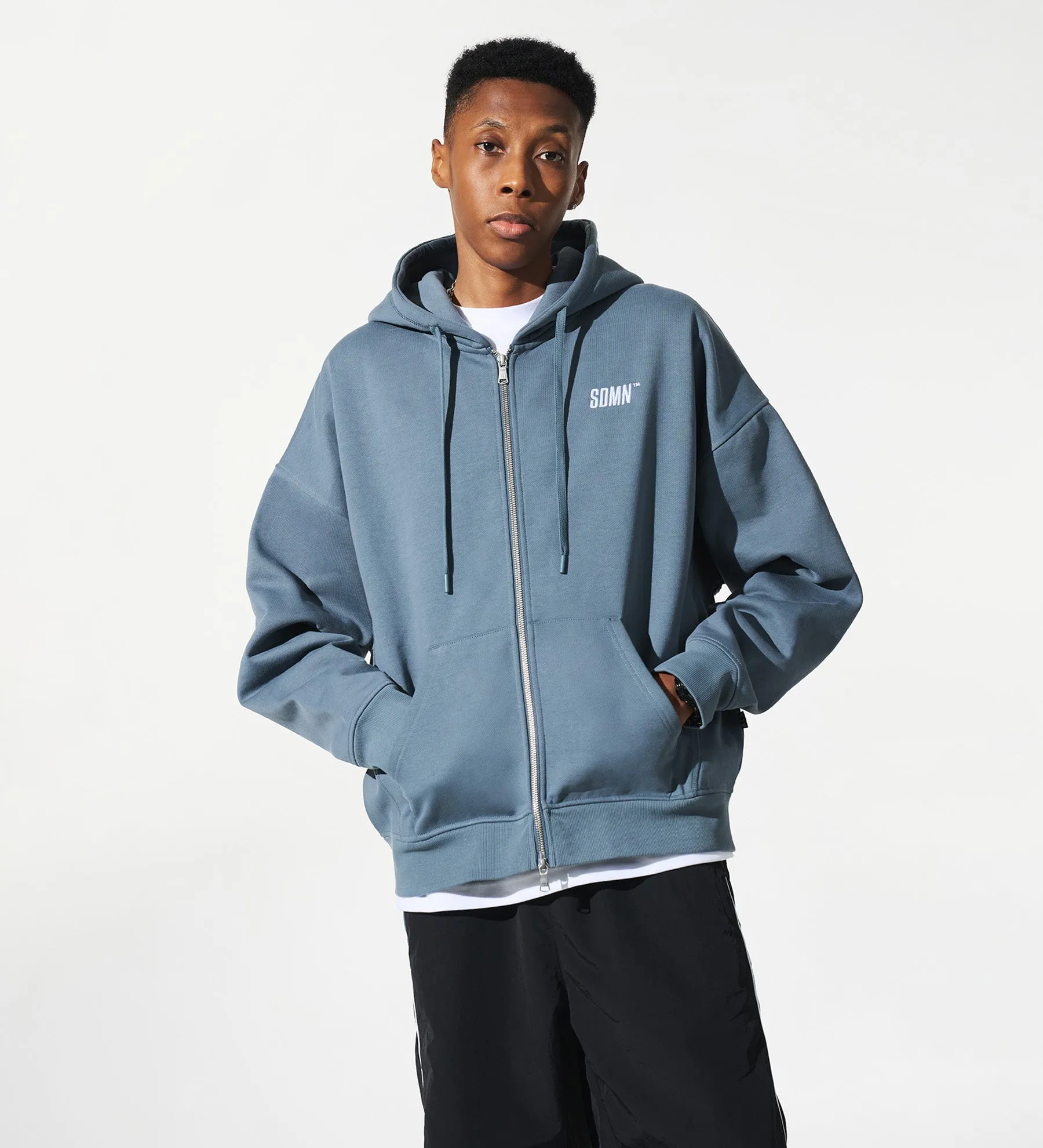 SDMN Zip Hoodie [Deep Teal]