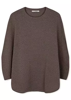 Sibin Linnebjerg Adi Poncho - Coffee