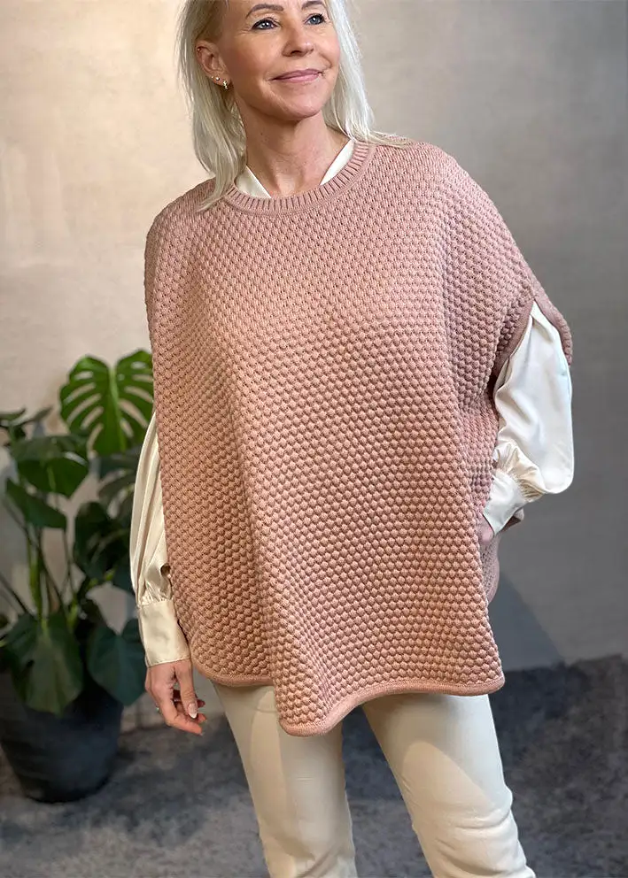 Sibin Linnebjerg Adi Poncho - Powder Rose