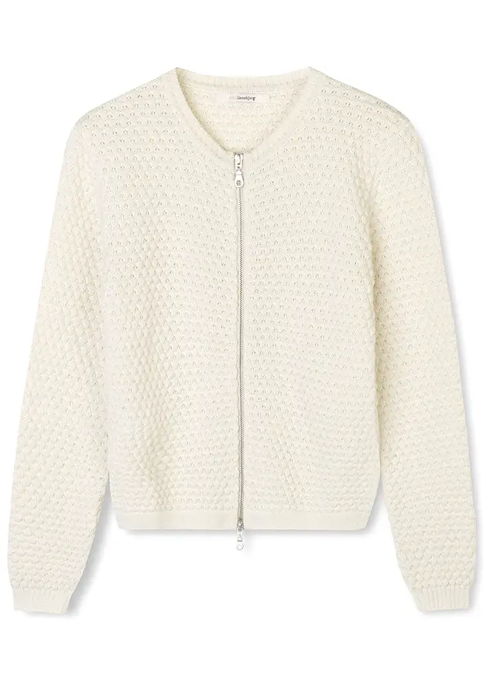 Sibin Linnebjerg Ane Cardigan - Offwhite