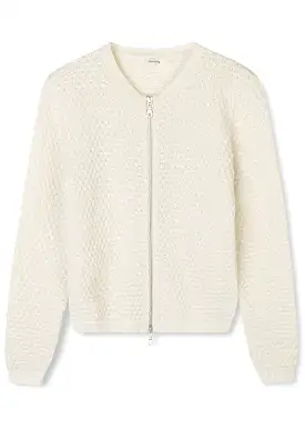 Sibin Linnebjerg Ane Cardigan - Offwhite