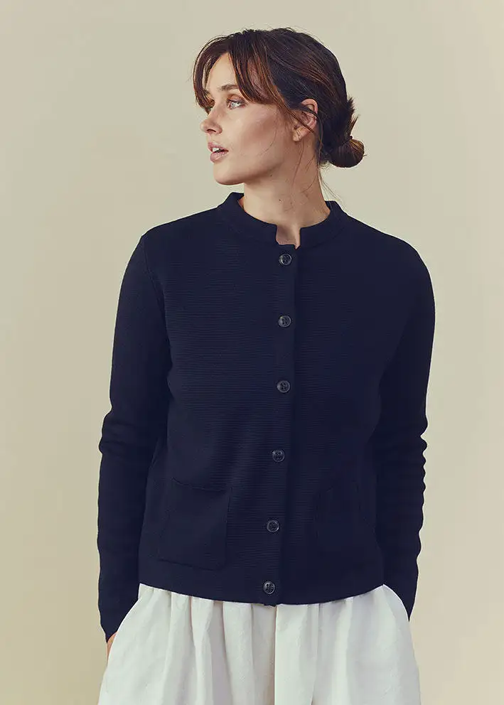 Sibin Linnebjerg Dell Cardigan - Navy