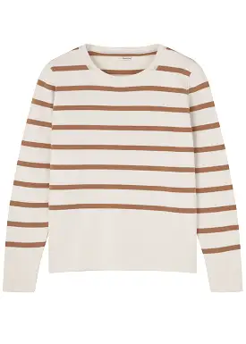 Sibin Linnebjerg Eloise Sweater - Offwhite/Nougat