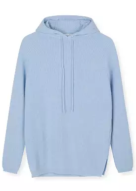 Sibin Linnebjerg Freja Hoodie Sweater - Light denim blue