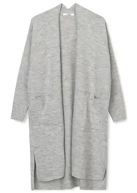 Sibin Linnebjerg Maine Cardigan - Light Melange Grey