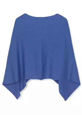 Sibin Linnebjerg Paris poncho - Clear blue