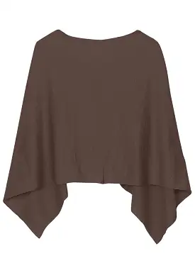 Sibin Linnebjerg Paris Poncho - Coffee