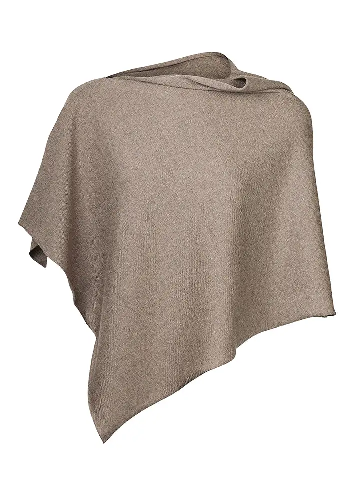 Sibin Linnebjerg Paris Poncho - Dark sand