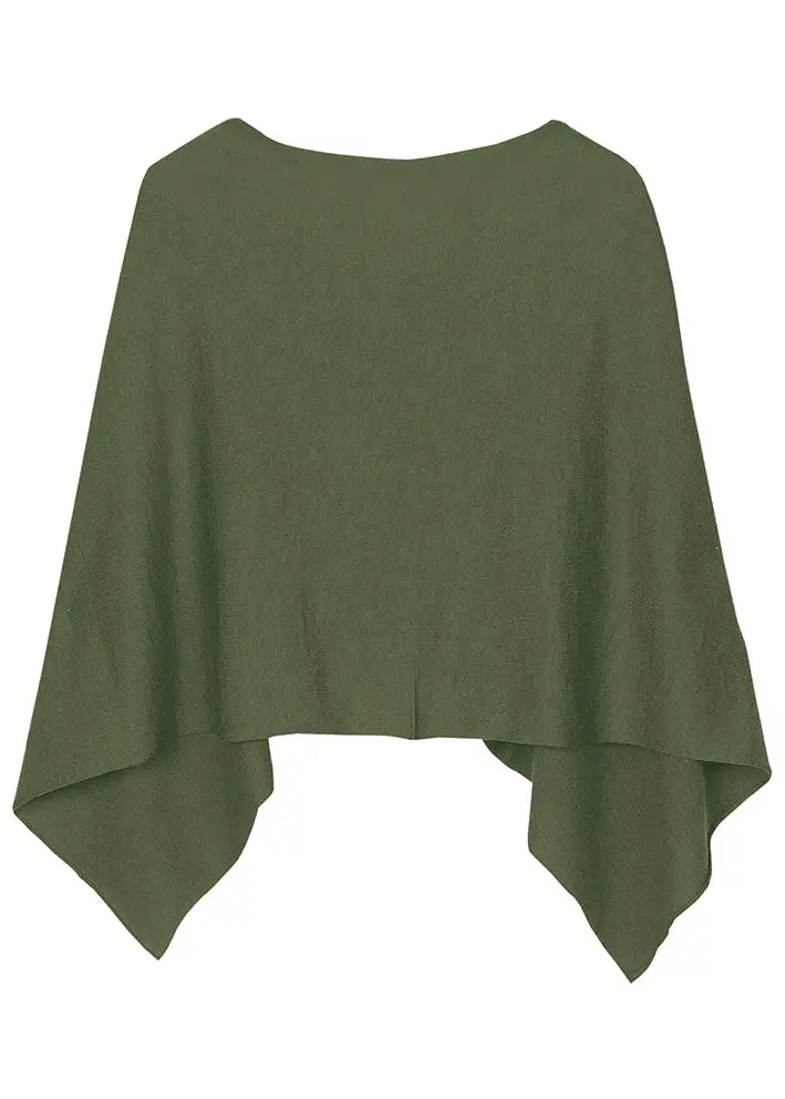 Sibin Linnebjerg Paris Poncho - Light Army