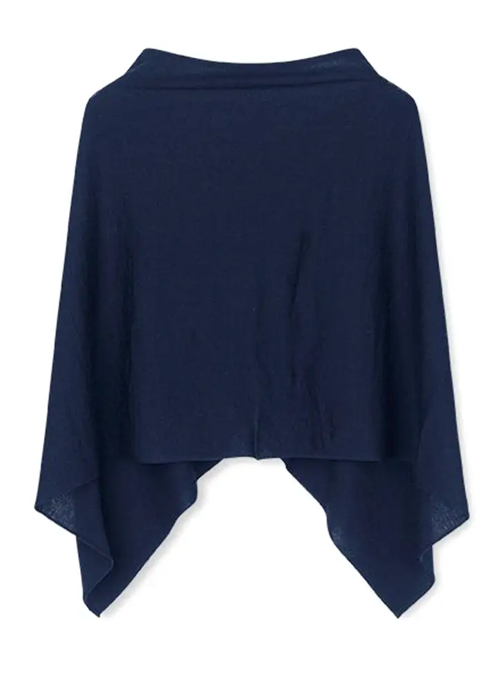 Sibin Linnebjerg Paris Poncho - Navy