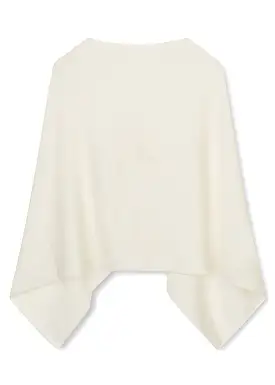 Sibin Linnebjerg Paris poncho - Offwhite