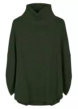 Sibin Linnebjerg Siff Poncho - Army Green