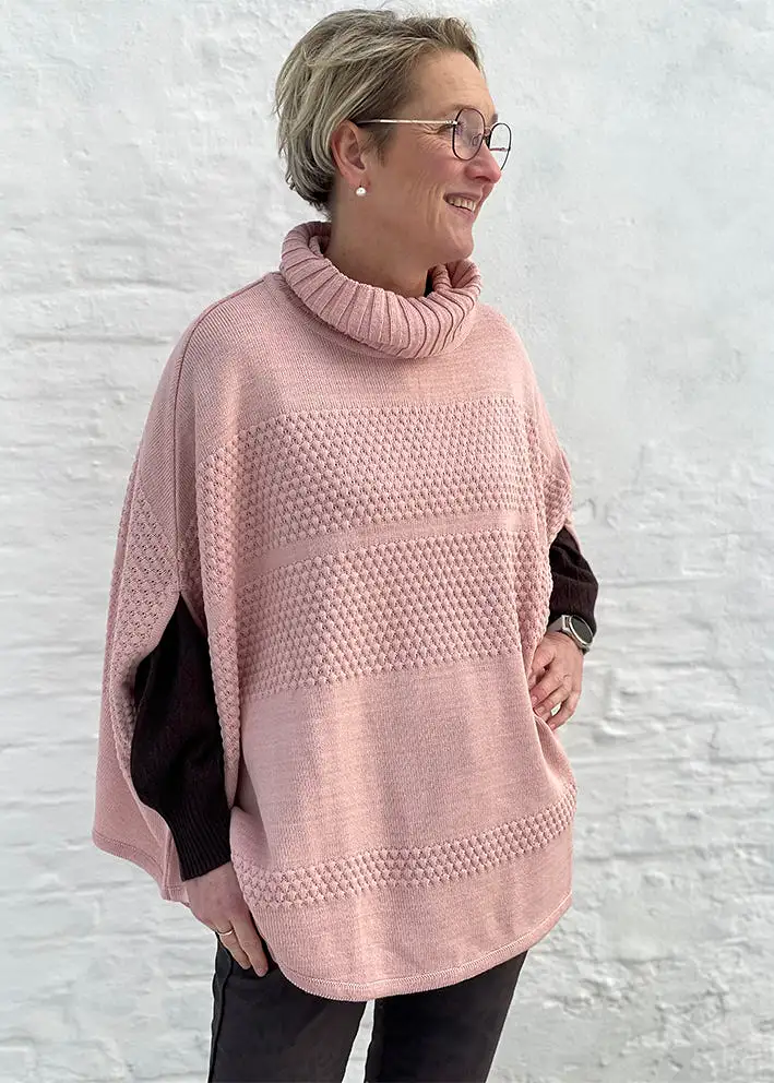 Sibin Linnebjerg Siff Poncho - Nude