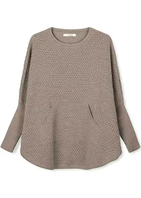 Sibin Linnebjerg Vicki Poncho - Dark Sand