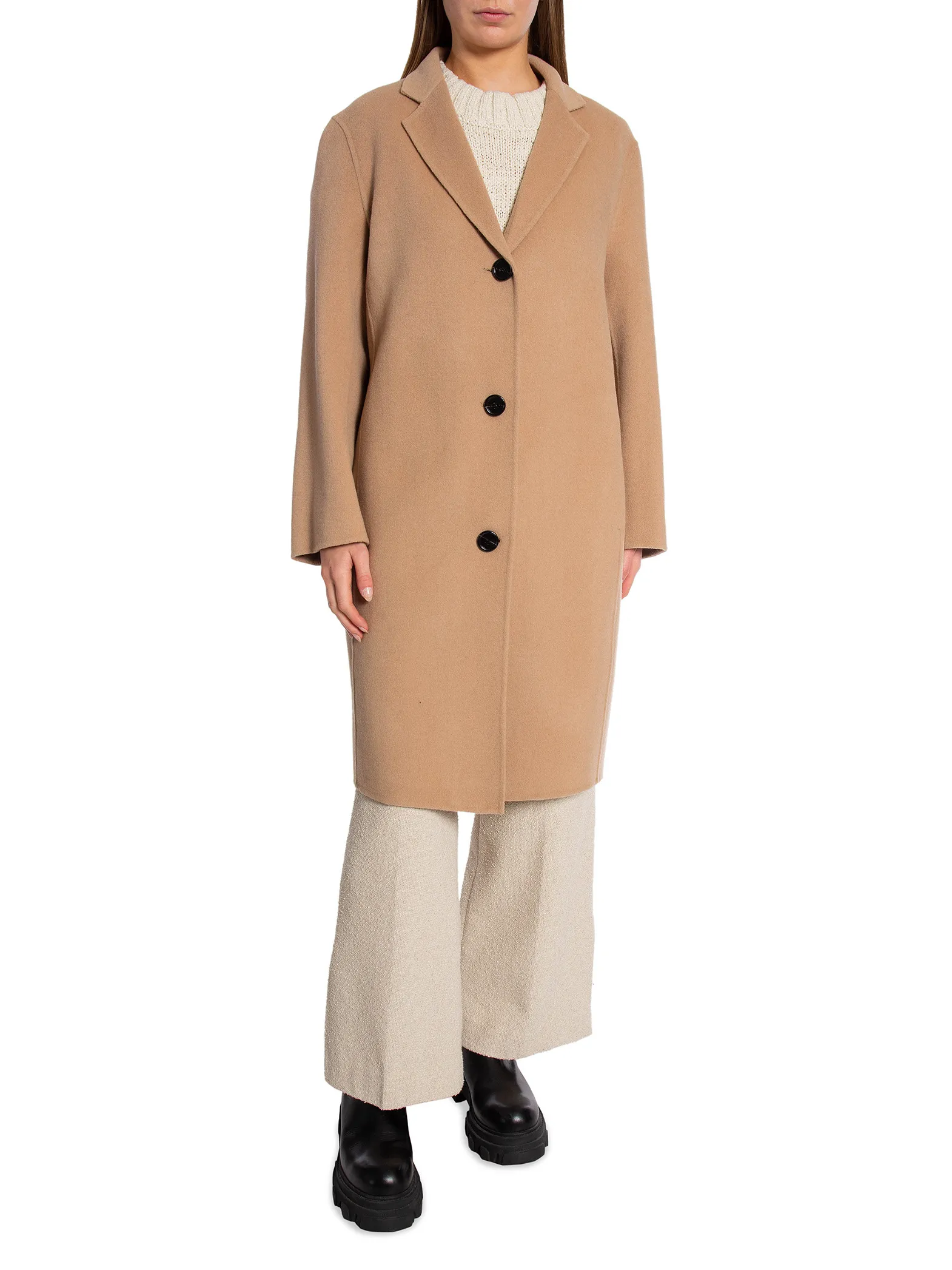 STAND COAT MAILE CAMEL