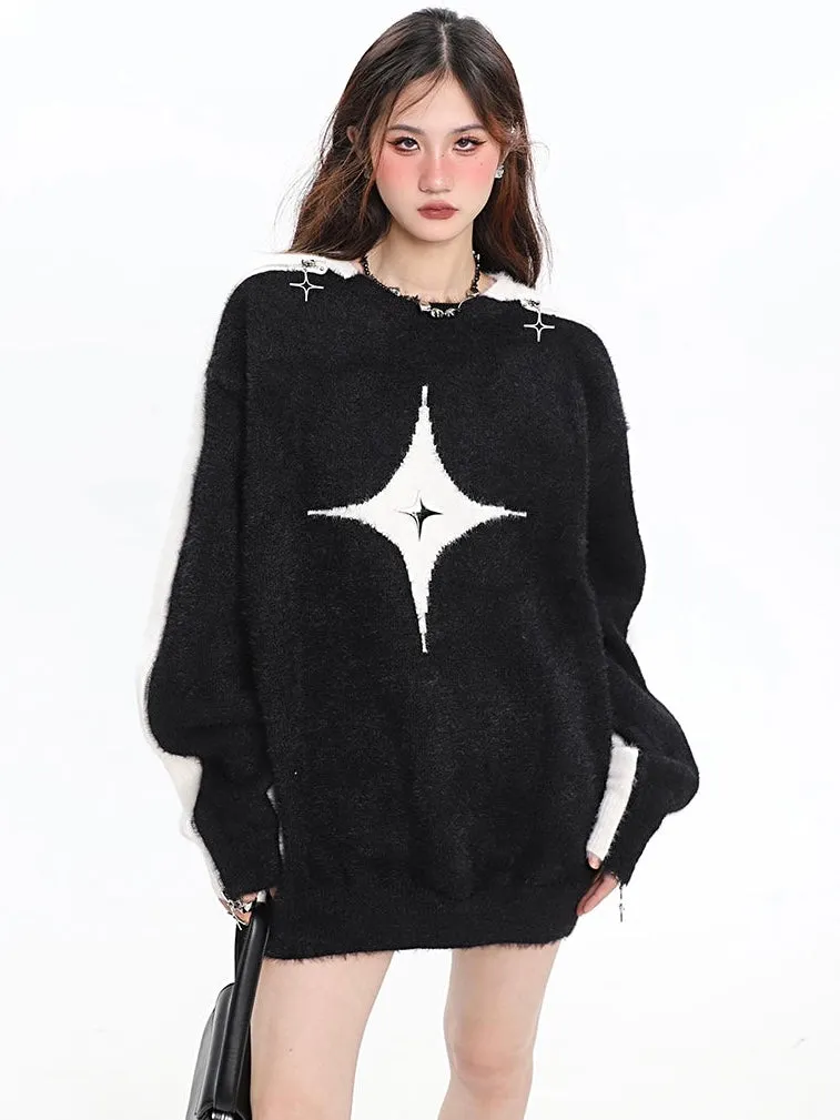 Star Light Long Sleeve Sweater