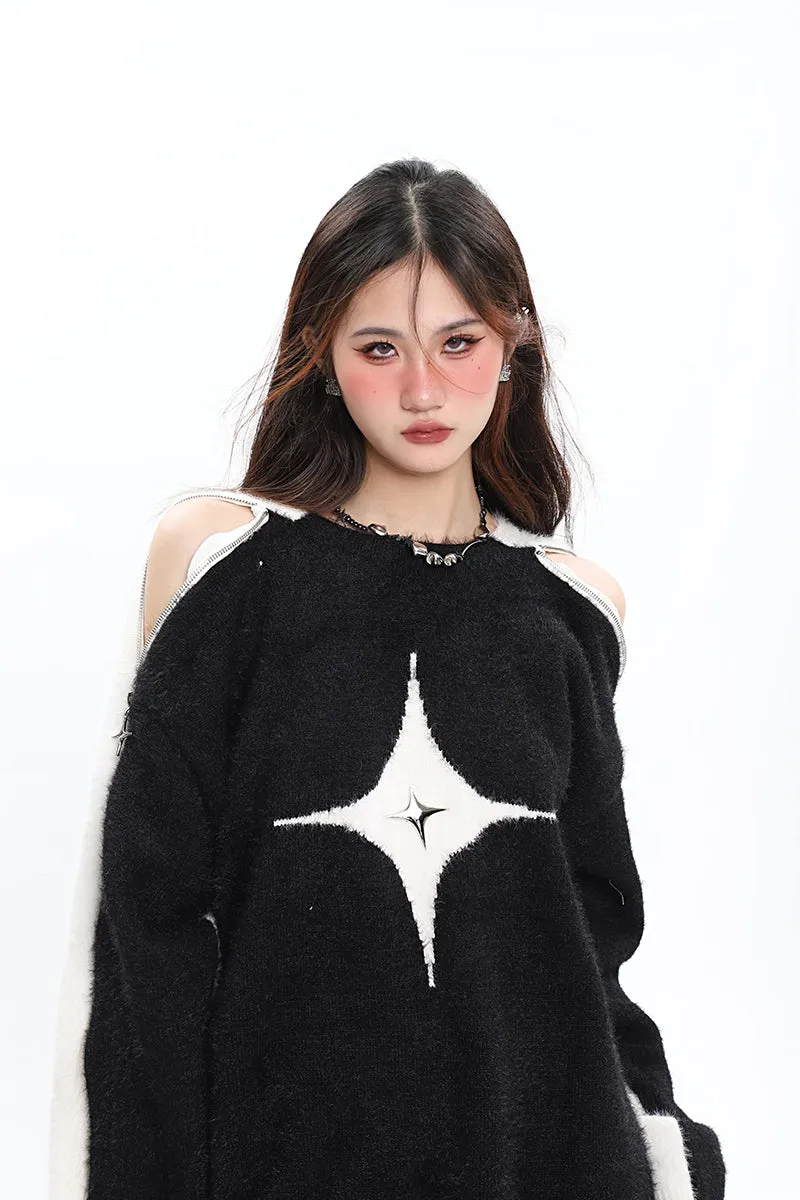 Star Light Long Sleeve Sweater