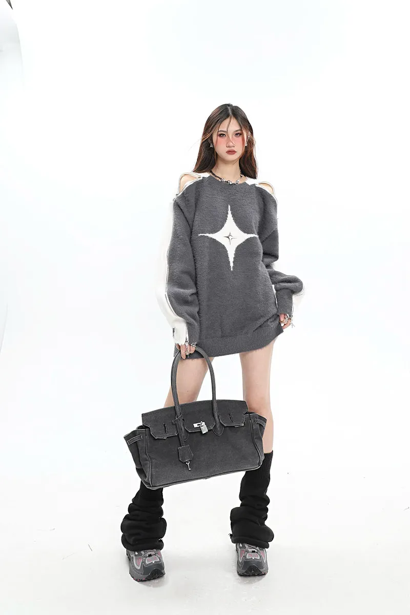 Star Light Long Sleeve Sweater