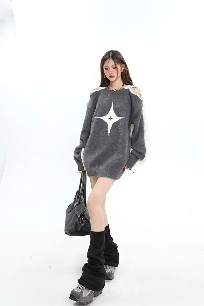 Star Light Long Sleeve Sweater