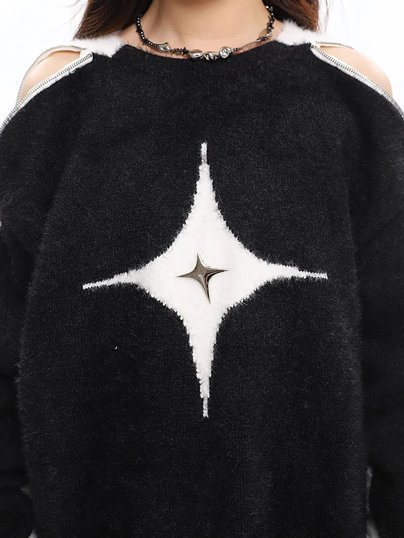 Star Light Long Sleeve Sweater